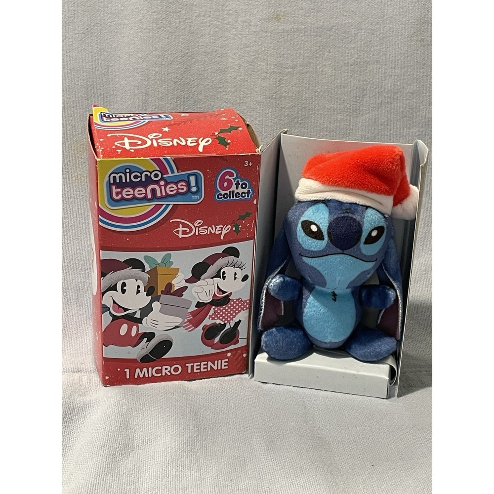 NEW Disney Micro Teenies! Holiday 3" Micro Teenie‎ Plush - Stitch